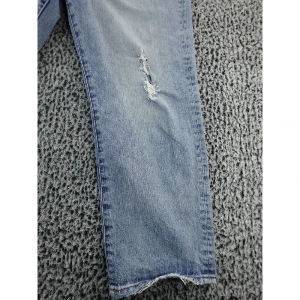 J Crew Point Sur Jeans Womens 30x26 Slouchy Boyfriend Button Fly ‎ Distressed